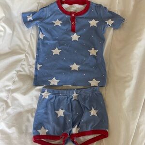 The Beaufort Bonnet Company Blue and White Pajama Set